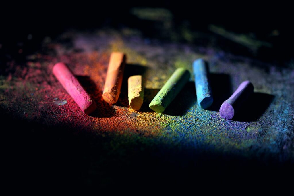 coloured-chalk